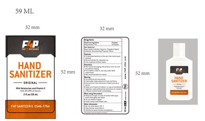 Label 59ml (F4psanitizer S Label 59ml)